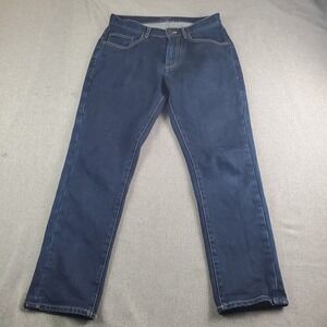 Proper Cloth Jeans Men 30x26 Blue Japanese Rinse Wash 12 oz Stretch Indigo Denim